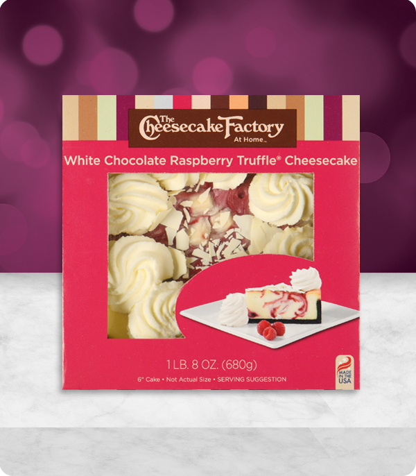 White Chocolate Raspberry Truffle® Cheesecake