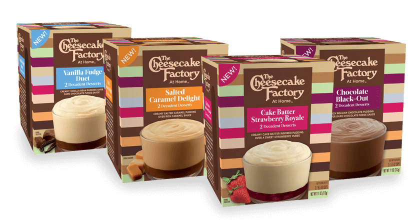 The Cheesecake Factory At Home Decadent Desserts Premium Layered Puddings
